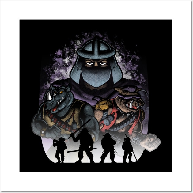 Ninjas villains Wall Art by Cromanart